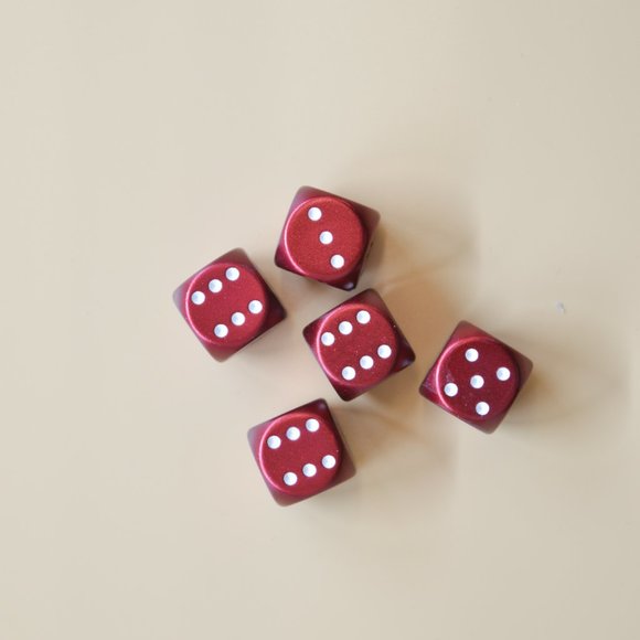 SUPREME ALUMINUM DICE SET // ORIGINAL PACKAGING - Picture 1 of 5